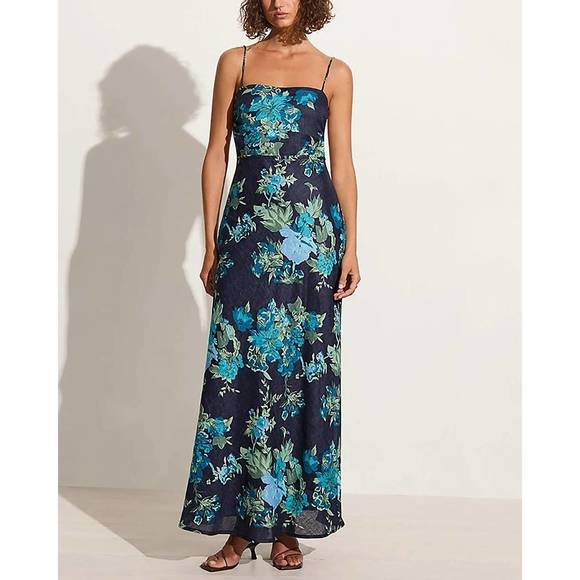 NEW FAITHFULL THE BRAND garcia maxi dress in escala floral - Picture 1 of 6